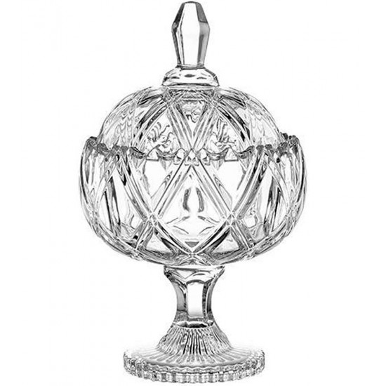 Bomboniere 25,5cm Amarilis Decorativa Com Pé